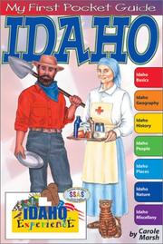 Cover of: Idaho | Carole Marsh