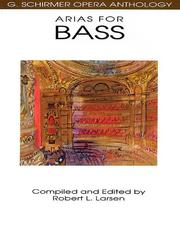 Cover of: Arias for Bass |
