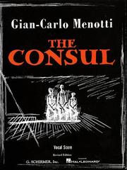 Cover of: The Consul: Vocal Score (1980)