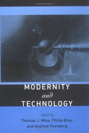 Cover of: Modernity and technology
