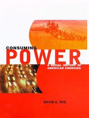 Cover of: Consuming power by David E. Nye