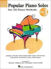 Cover of: Popular Piano Solos - Level 3: Hal Leonard Student Piano Library