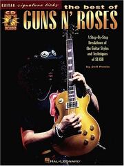 Cover of: The Best of Guns N' Roses: Guitar Signature Licks