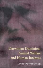 Cover of: Darwinian dominion by Lewis F. Petrinovich