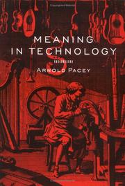 Cover of: Meaning in Technology