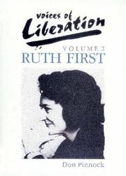 Cover of: Ruth First