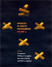 Cover of: Advances in Genetic Programming, Vol. 3 (Complex Adaptive Systems)