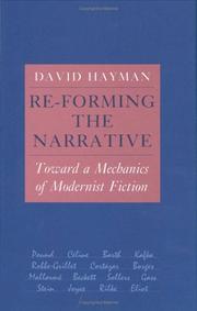 Re-forming the narrative : towards a mechanics of modernist fiction