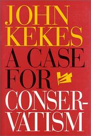 Cover of: A case for conservatism