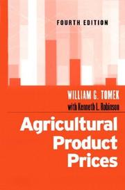 Agricultural product prices by William G. Tomek