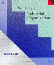 Cover of: The theory of industrial organization