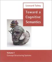 Cover of: Toward a cognitive semantics