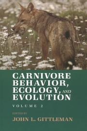 Carnivore behavior, ecology, and evolution