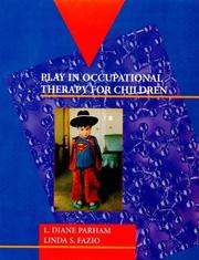 Cover of: Play in occupational therapy for children