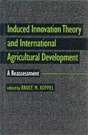 Induced innovation theory and international agricultural development : a reassessment