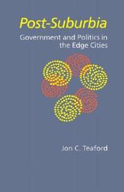 Cover of: Post-Suburbia: Government and Politics in the Edge Cities