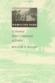 Hamilton Park : a planned Black community in Dallas