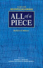 Cover of: All of a Piece by Barbara D. Webster