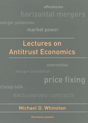 Lectures on antitrust economics