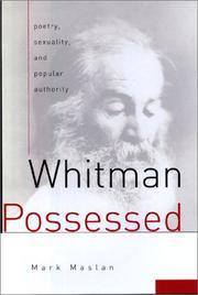 Cover of: Whitman possessed