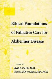 Ethical foundations of palliative care for Alzheimer disease