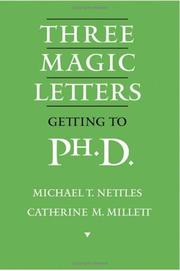 Three magic letters by Michael T. Nettles