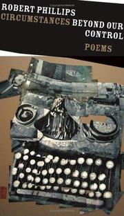 Cover of: Circumstances beyond our control: poems