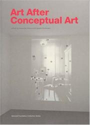 Cover of: Art After Conceptual Art (Generali Foundation Collection)