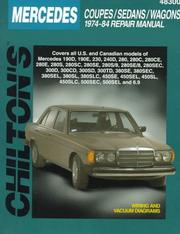 Cover of: Chilton's Mercedes: coupes/sedans/wagons, 1974-84 repair manual