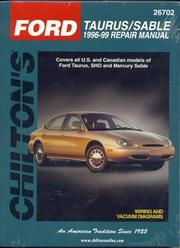 Chilton's Ford Taurus/Sable by Eric Michael Mihalyi