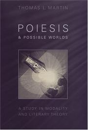 Cover of: Poiesis and possible worlds: a study in modality and literary theory