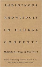 Cover of: Indigenous Knowledges in Global Contexts: Multiple Readings of Our Worlds (Oise / Utp)