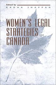 Cover of: Women's Legal Strategies in Canada