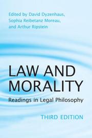 Cover of: Law and Morality by 