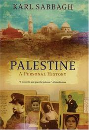 Cover of: Palestine: A Personal History
