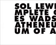 Sol Lewitt : incomplete open cubes