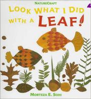 Cover of: Look what I did with a leaf!