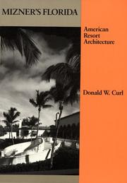 Cover of: Mizner's Florida by Donald Walter Curl