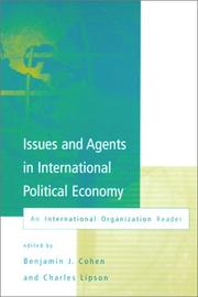 Issues and agents in international political economy : an international organization reader