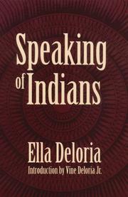 Cover of: Speaking of Indians
