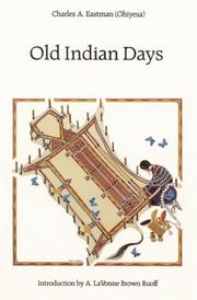 Cover of: Old Indian days