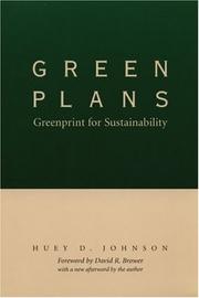 Cover of: Green plans by Huey D. Johnson