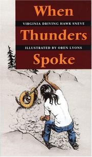 Cover of: When Thunders spoke