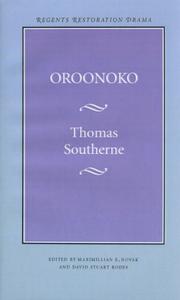 Cover of: Oroonoko