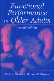 Cover of: Functional Performance in Older Adults