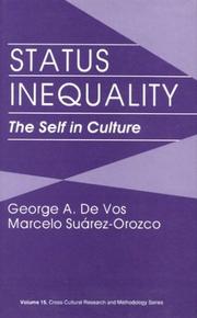 Cover of: Status inequality: the self in culture