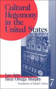 Cover of: Cultural Hegemony in the United States (Feminist Perspective on Communication) by Lee Artz, Bren A. Murphy
