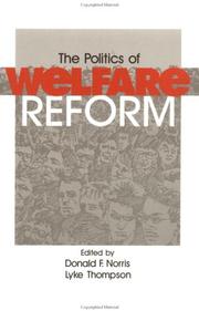 The politics of welfare reform