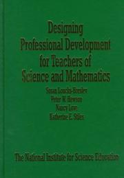 Cover of: Designing professional development for teachers of science and mathematics