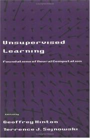 Cover of: Unsupervised learning by edited by Geoffrey Hinton and Terrence J. Sejnowski.